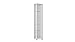 K-Möbel Vitrina de Cristal en Blanco (176x37x33 cm) con 4 estantes de...