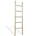 vidaXL Escalera para Toallas 5 Peldaños Bambú 150 cm Estante Soporte...