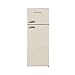 Respekta refrigerador retro con congelador | 145 x 54 cm | 213 l |...