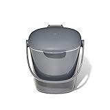 OXO Easy-Clean Cubo para Compost, Charcoal/Grey, 2.8 L