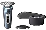 Philips Shaver Series 9000, Pouch, Quick Clean Pod, Charging Stand, Ice Blue
