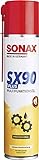SONAX SX90 PLUS Aceite Multifunción (400 ml) para el automóvil, aficiones, para el hogar, la empresa y el taller | N.° 04743000