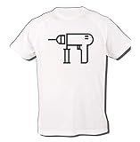 MERCHANDMANIA Camiseta Taladro REPARACION HOGAR Tshirt