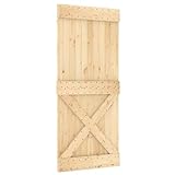 vidaXL Puerta NARVIK madera maciza pino 90x210 cm