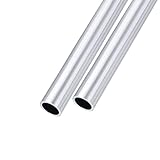METALLIXITY 6063 Aluminio Tubo (25mm OD x 20mm ID x 300mm L) 2uds, Aluminio Redondo Tubo - para Hogar Muebles, Maquinaria, Bricolaje Artesanía