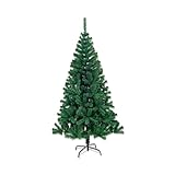 Árbol de Navidad Verde 90 cm, 150 cm, 180 cm o 210 cm Ontario Dayron | Árbol de Navidad Artificial para Interior | Salón, Entrada, Cocina | Árbol de Navidad en Forma de Cono