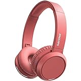Philips H4205RD/00 Auriculares inalÃ¡mbricos Bluetooth, On Ear (Bass Boost, 29 Horas de autonomÃ­a, FunciÃ³n de Carga rÃ¡pida, Aislamiento acÃºstico, DiseÃ±o Plegable) - Color Rojo Mate