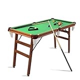 Mesa de billar plegable plegable mesa de billar mesa mesa de billar Snooker juego de mesa (verde)