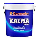 Pintura Kalma Mate - Color blanco - 15 Litros - Pintura Plástica Acrílica de Textura Lisa y Acabado Mate - Aplicación Exterior e Interior - Duracolor