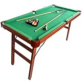 YP Mesa de billar plegable para piscina, juego de mesa de billar, 140 x 74 x 80 cm