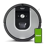 iRobot Roomba 960 Robot Aspirador, SucciÃ³n 5 Veces Superior, Cepillos de Goma Antienredos, Sensores Dirt Detect, Wifi, Programable por App, compatible Alexa, Gris