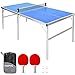 EasyPong® | Mesa de Ping Pong Azul | 182x91cm Fácil de Transportar |...