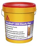 SikaWall-300 Ready Plus, Blanco, Pasta lista al uso para el alisado y la regularizaciÃ³n de paramentos interiores en yeso, hormigÃ³n, mortero y pinturas antiguas, 7 kg