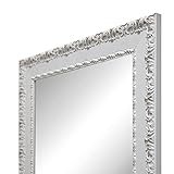 Espejo de Pared, Fabricado en EspaÃ±a - Varios TamaÃ±os - Ideal para SalÃ³n, Recibidor, Vestidor, Dormitorio y BaÃ±o. Modelo1044 (63x163 cm, Blanco)