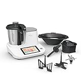 Moulinex Click & Cook - Robot de cocina con bÃ¡scula de cocina integrada, potencia 1400 W, capacidad 3,6 L, 32 funciones, 10 programas automÃ¡ticos, pantalla digital tÃ¡ctil, fÃ¡cil uso HF506110