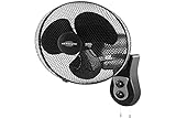 Orbegozo WF 0141 - Ventilador de Pared, Oscilante, 3 Velocidades, Temporizador, Aspas 40 cm, 40 W