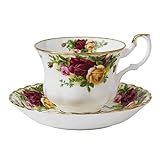Royal Albert Old Country Roses 15210406-Taza de tÃ©, Color Multicolor, Porcelana, 2 Piece Set, 2 Unidades