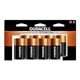 Duracell CopperTop D - Pilas alcalinas con paquete resellable (8 unidades)