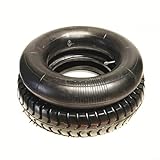 Feegow Neumático de goma negro confiable, modelo 4.80/4.00-8, neumático de tubo interior, para carretilla carretilla para el hogar