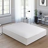 ROYAL SLEEP CanapÃ© Abatible (150x190) Montaje y Retirada de Usado, Gran Capacidad, Tapa 3D Transpirable, Color Blanco
