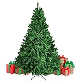 Ã�rbol de Navidad Artificial Muy frondoso de 120 cm y 401 Ramas. Pino de Navidad PVC Color Verde Intenso con Ramas Plegables ignÃ­fugas y Soporte de pie