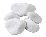 Saco de 25Â kg de piedras de mÃ¡rmol blanco de Carrara, perfectas para decoraciÃ³n de jardines. Varias medidas disponibles