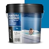 JOVIRA PINTURAS Pintura Piscinas al Agua. Protección y decoración de piscinas. (4 Litros, Azul)