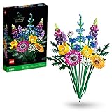 LEGO 10313 Icons Ramo de Flores Silvestres, Flores Artificiales, Manualidades para Adultos, Botanical Collection