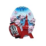 Tokyo Tower Japón 3D Nevera Imán Travel Sticker Souvenirs,Hecho a mano Hogar y Cocina Decoración,Imán de nevera de Japón