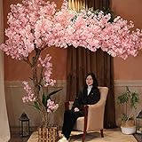 Ã�rbol artificial de flor de cerezo rosa â€“ Ã�rbol de deseos de seda Sakura para bodas, fiestas, restaurantes, centros comerciales, decoraciÃ³n del hogar para interiores y exteriores