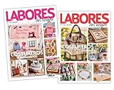 Pack especial costureros bonitos y originales: 2 revistas de Labores (Cultura y Ocio)