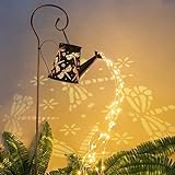 ZWOOS Lámparas solares para jardín, regaderas solares con cadena de luces, decoración de jardín, adecuadas para la iluminación de terrazas y pasillos (libélula), SHD08