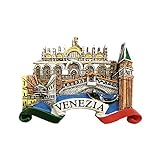 Venecia Italia 3D recuerdo imÃ¡n de nevera, hecho a mano hogar y cocina decoraciÃ³n venecia refrigerador imÃ¡n colecciÃ³n