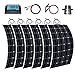 Kit de panel solar 600W 12V mÃ³dulo solar monocrystaline flexible y...