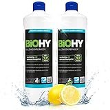 BiOHY Limpiador multiuso (2 botellas de 1 litro) | Limpiador multiusos ecológico para suelos y hogar | concentrado antical de aplicación universal | rápido y eficaz (Allzweckreiniger)
