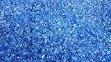 Doubleyou Geovlies & Baustoffe 2 kg de gravilla de cristal 5-10 mm, color azul